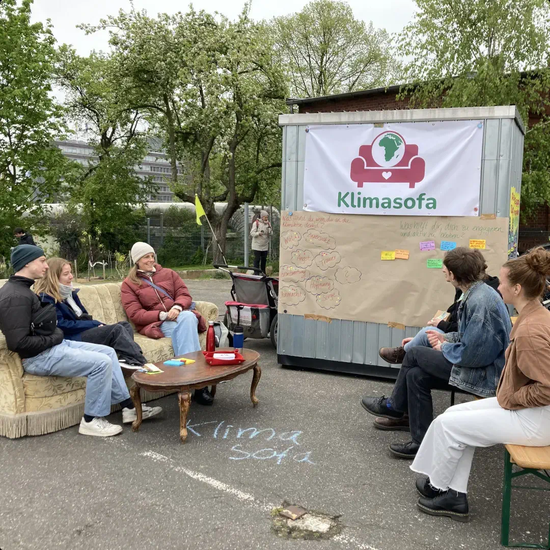 Klimagespräche auf dem Sofa